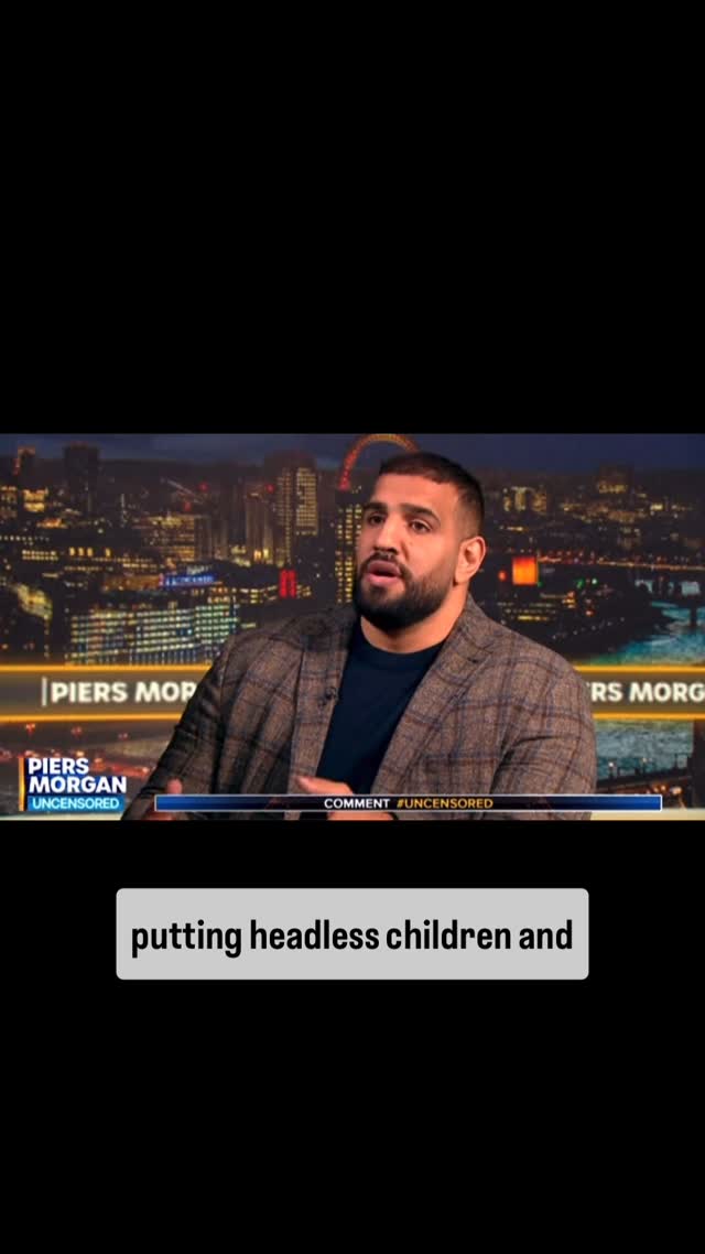 Screenshot of the original Instagram reel: Headless Children: Gaza Surgeon Testifies to Nature of Injuries