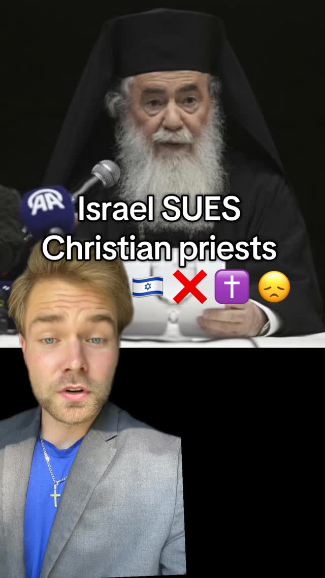 Screenshot of the original Instagram reel: Palestinian Christian Communities: Real Incidents, Disputed Systematic Pattern